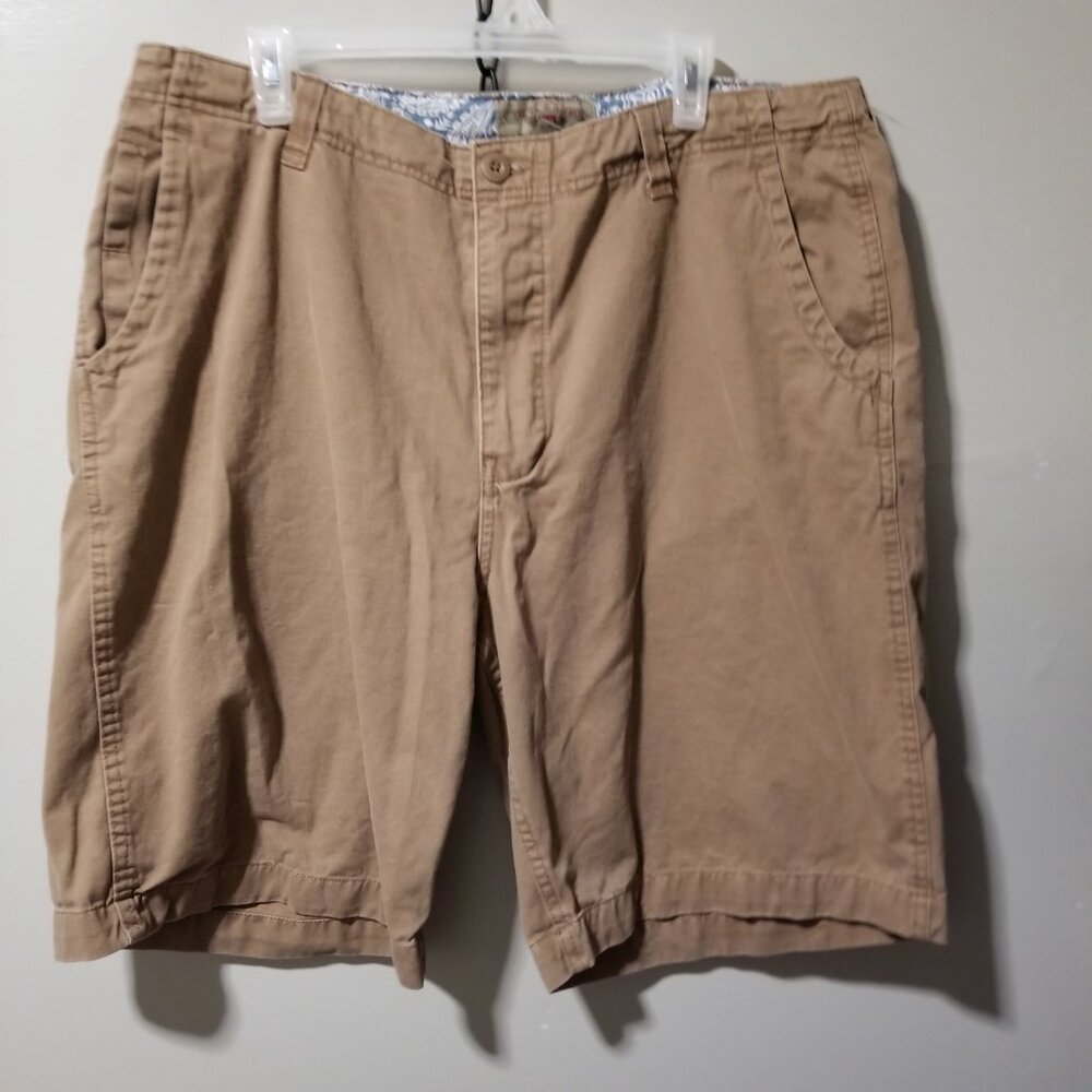 Steve & Barry's Shorts Flat Front Brown Men's 38